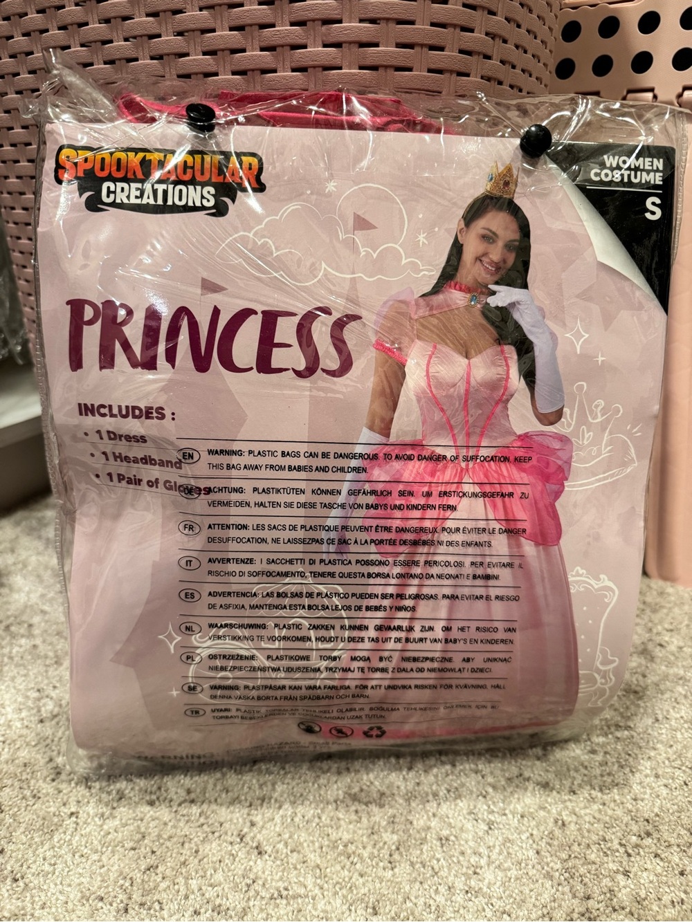 Spooktacular Creations Women's Pink Princess Costume - Small